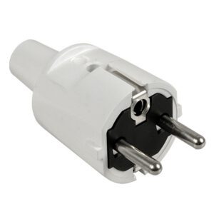 Stekker RA wit of zwart