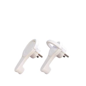 Stekker 16A 3600Watt plat RA wit